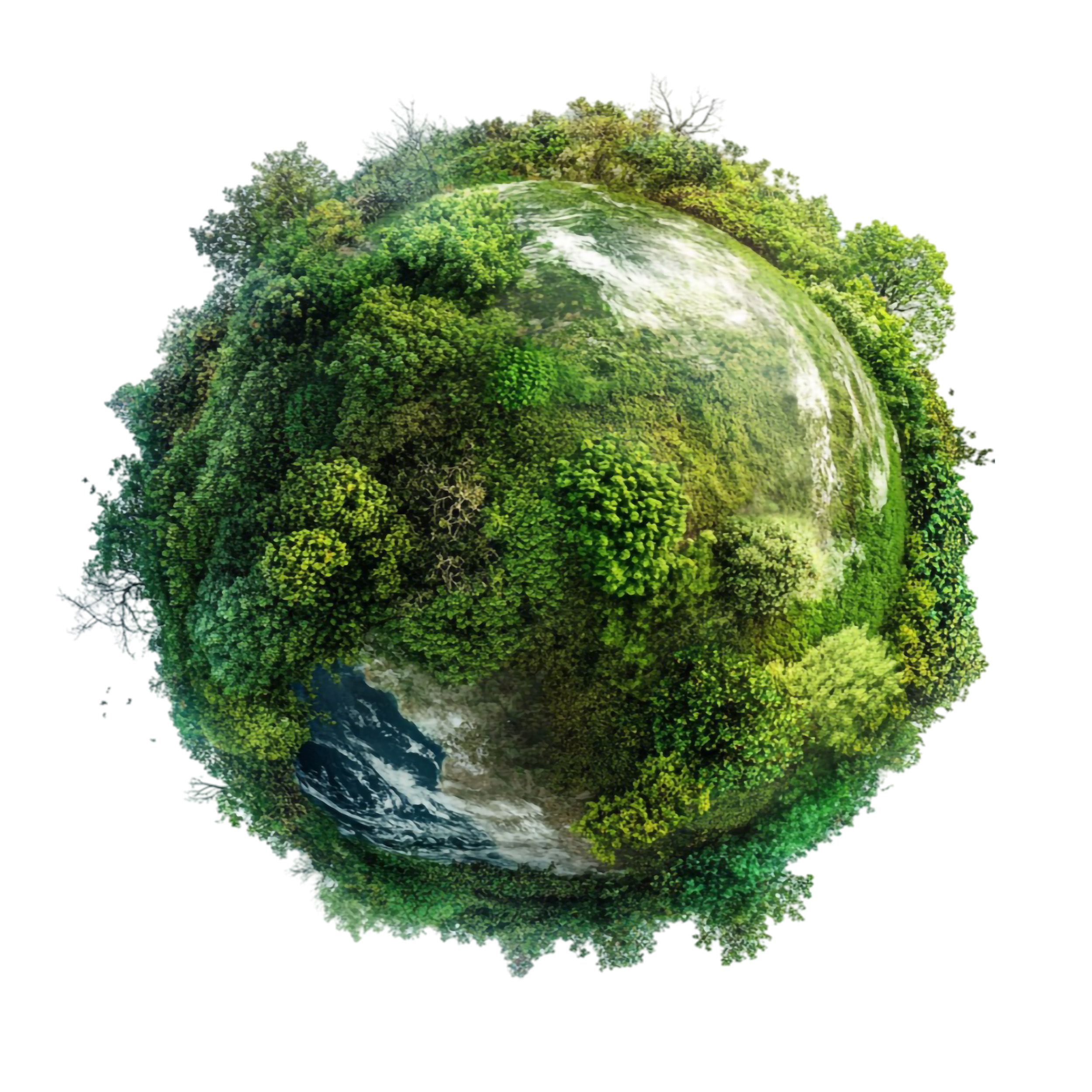 Imagem representando cuidado com o planeta e solidariedade