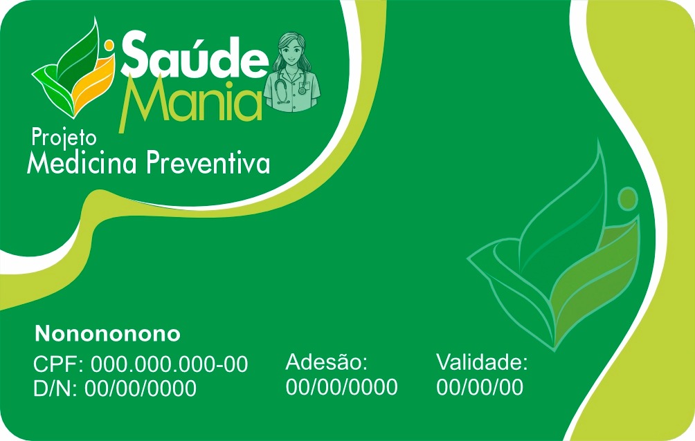 Frente do Cartão de Benefícios e Vantagens